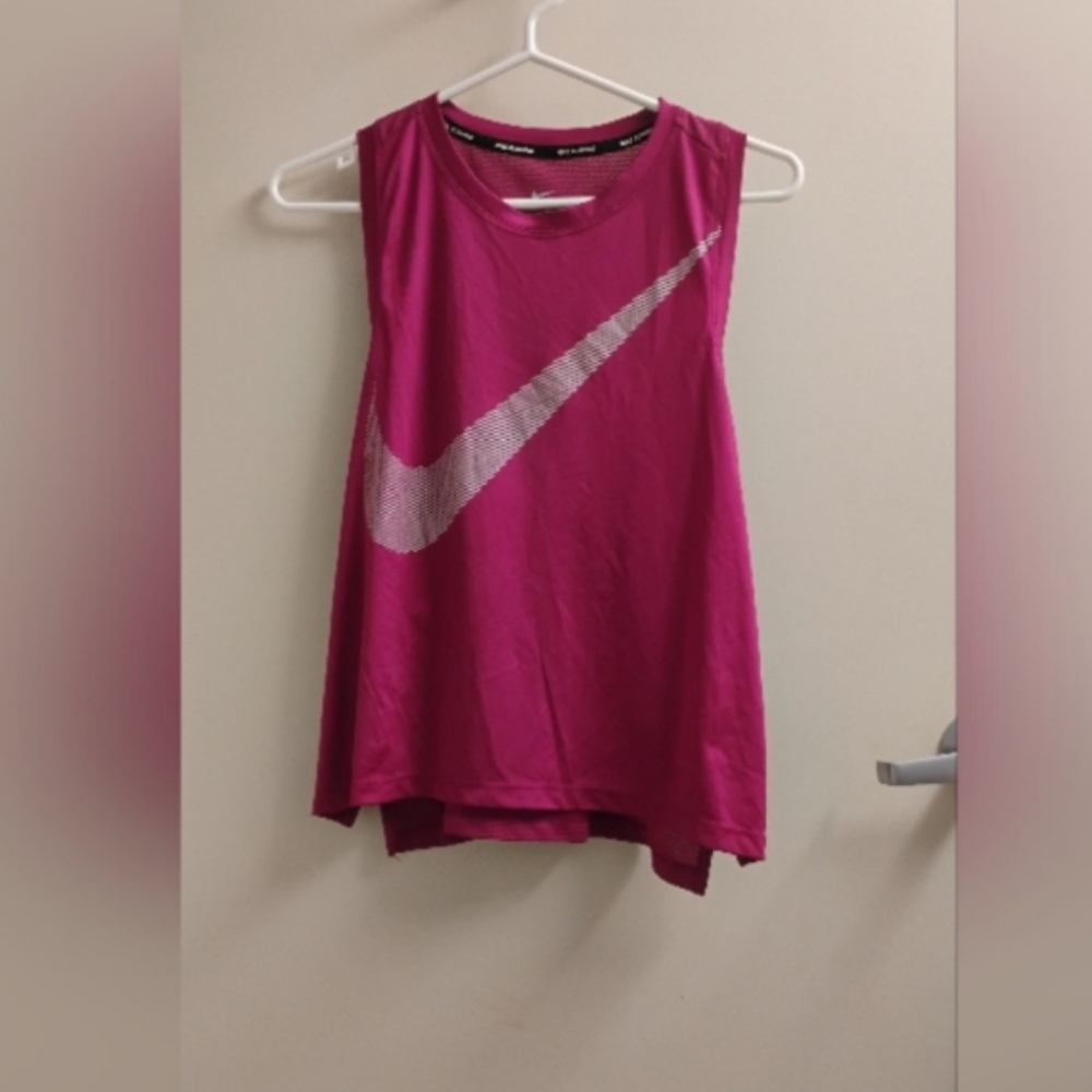 Nike City Core Dry Metallic Logo Tank Top Sz L